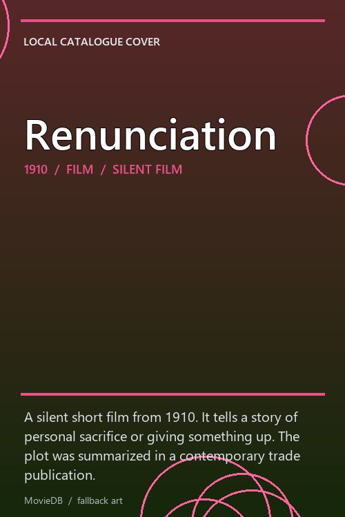 Renunciation poster