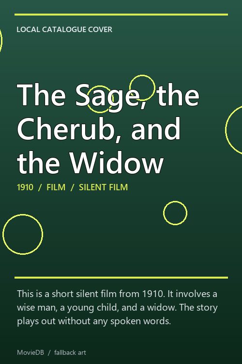 The Sage, the Cherub, and the Widow poster