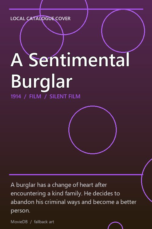 A Sentimental Burglar poster