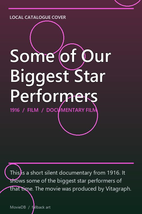 Some of Our Biggest Star Performers poster