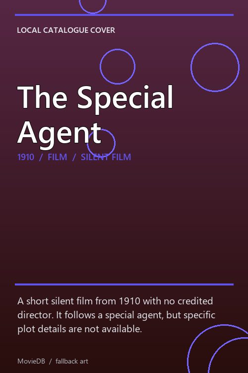 The Special Agent poster