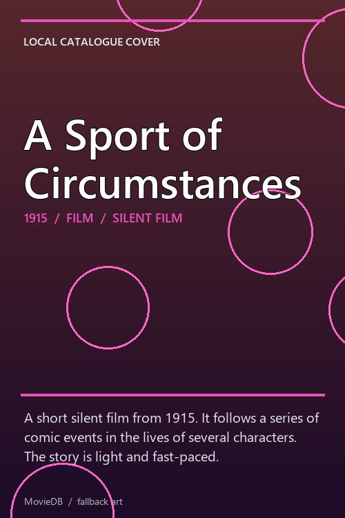 A Sport of Circumstances poster