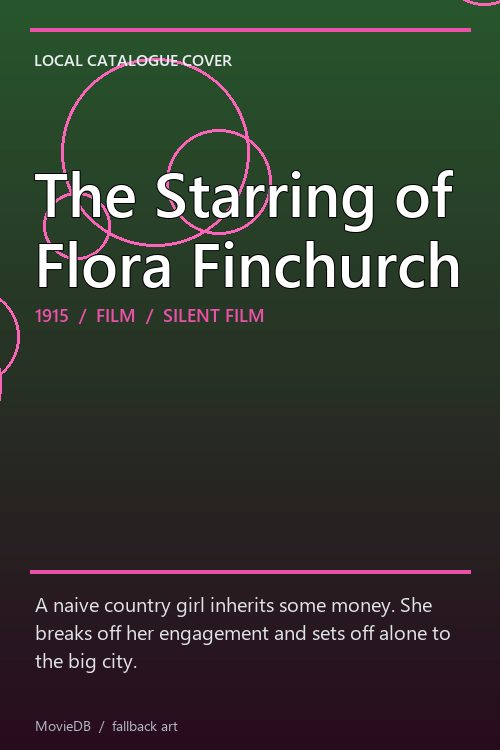 The Starring of Flora Finchurch poster