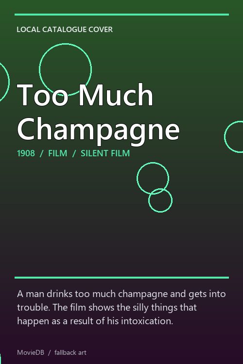 Too Much Champagne poster
