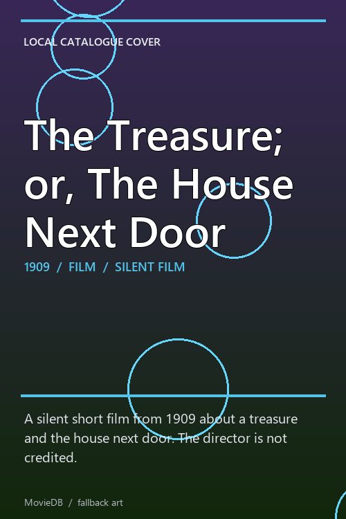 The Treasure; or, The House Next Door poster