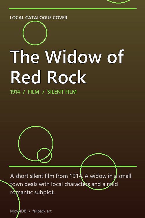 The Widow of Red Rock poster