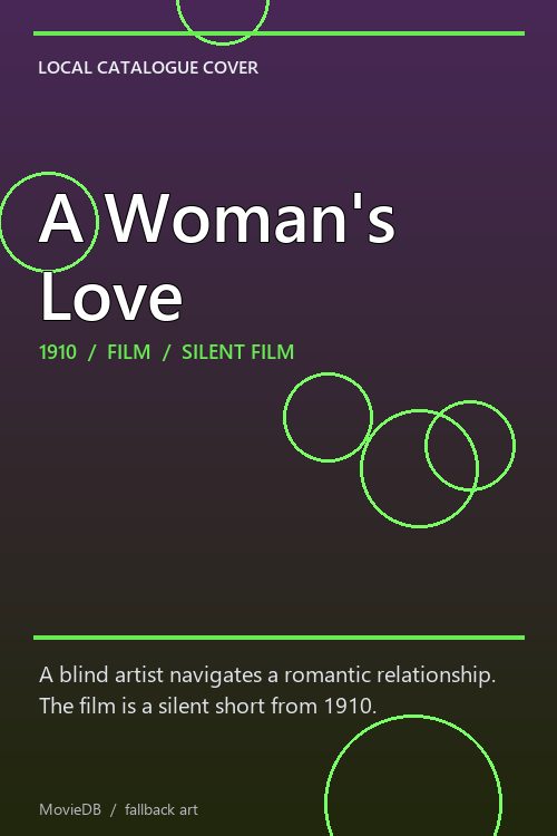 A Woman's Love poster