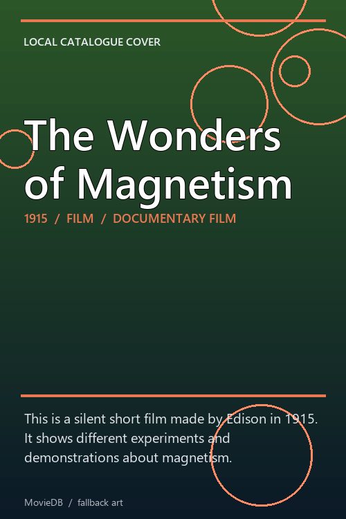 The Wonders of Magnetism poster