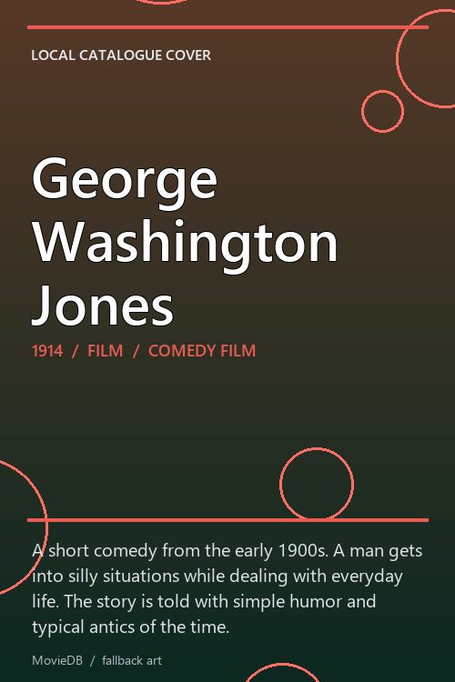 George Washington Jones poster