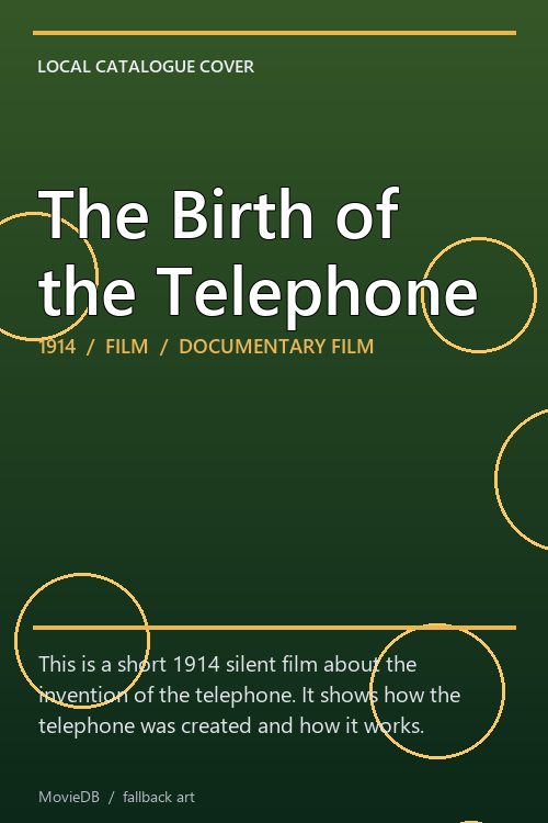 The Birth of the Telephone poster