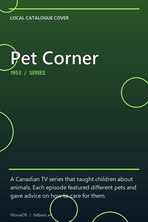 Pet Corner poster