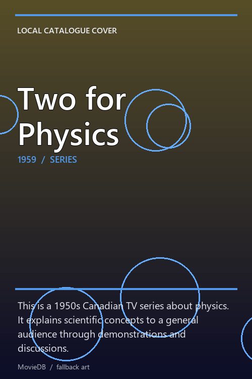 Two for Physics poster