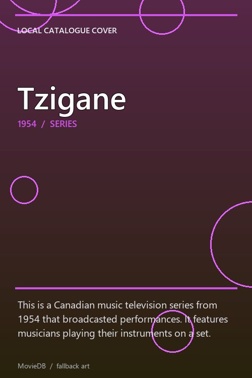 Tzigane poster