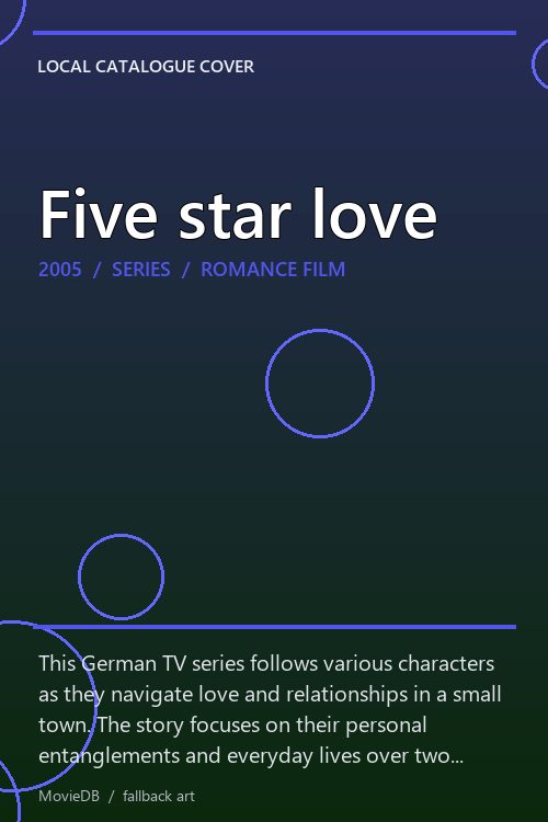 Five star love poster