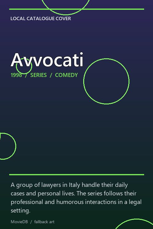 Avvocati poster