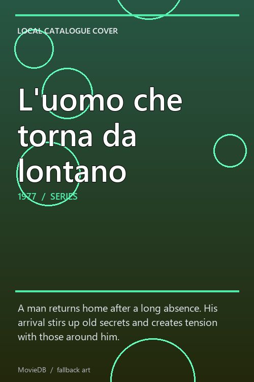 L'uomo che torna da lontano poster