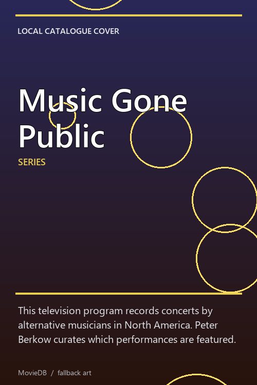 Music Gone Public poster
