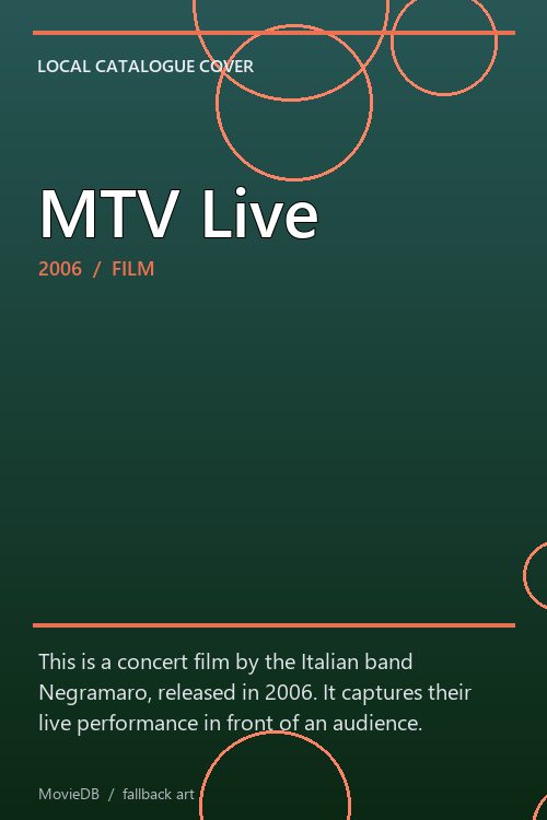 MTV Live poster
