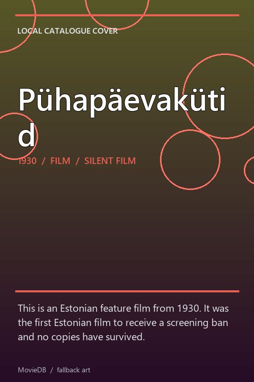 Pühapäevakütid poster