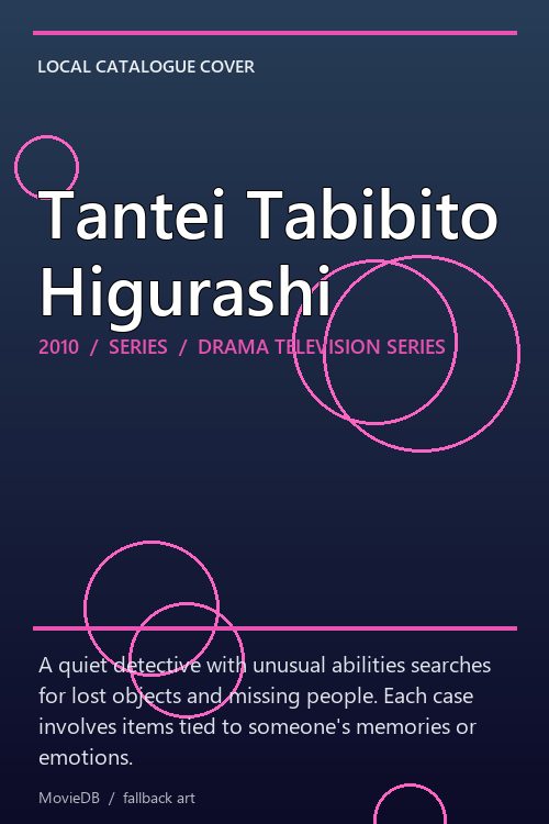 Tantei Tabibito Higurashi poster