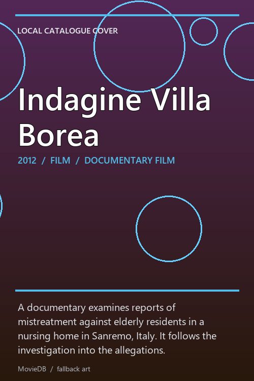 Indagine Villa Borea poster