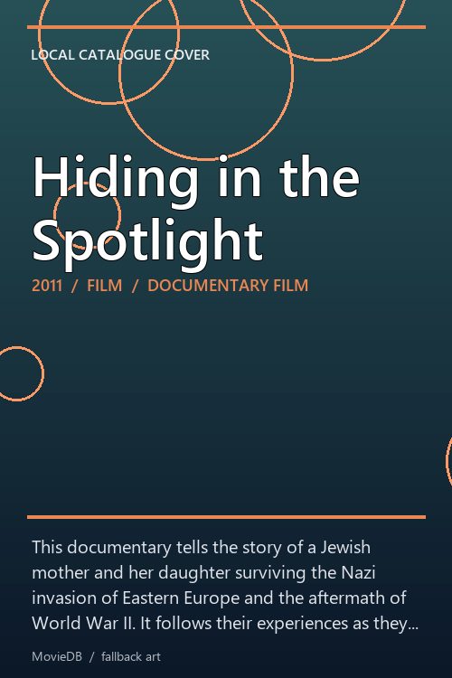 Hiding in the Spotlight poster
