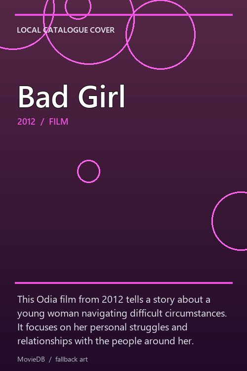 Bad Girl poster