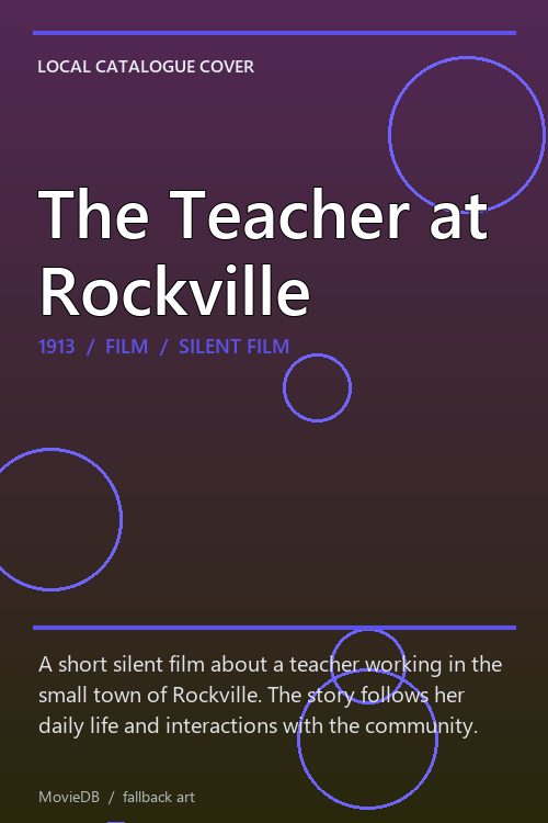 The Teacher at Rockville poster