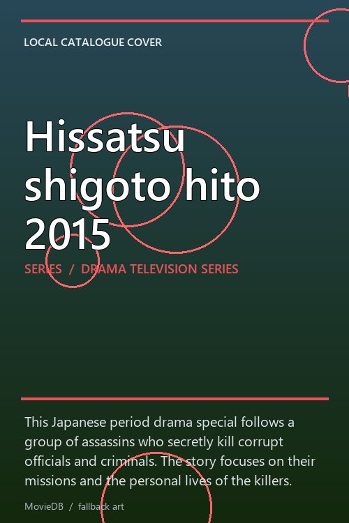 Hissatsu shigoto hito 2015 poster