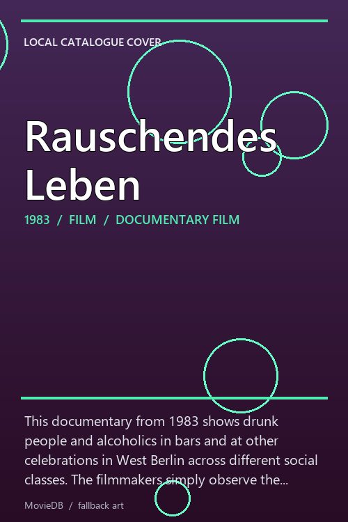 Rauschendes Leben poster