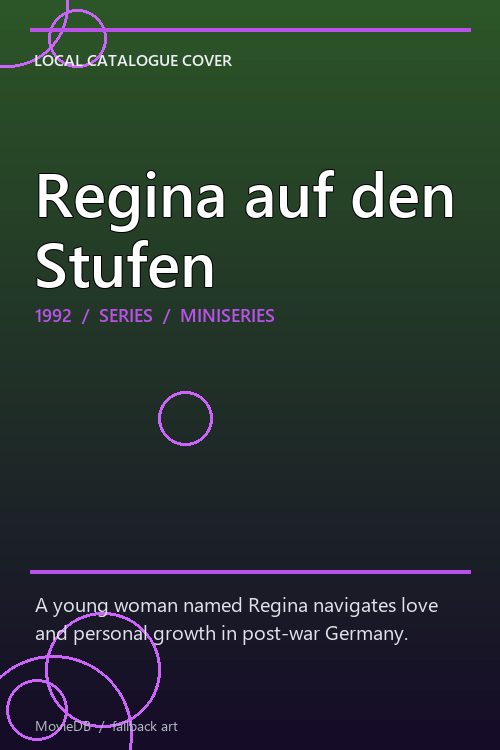 Regina auf den Stufen poster