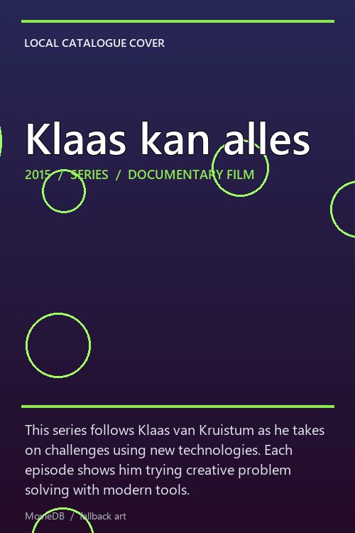 Klaas kan alles poster