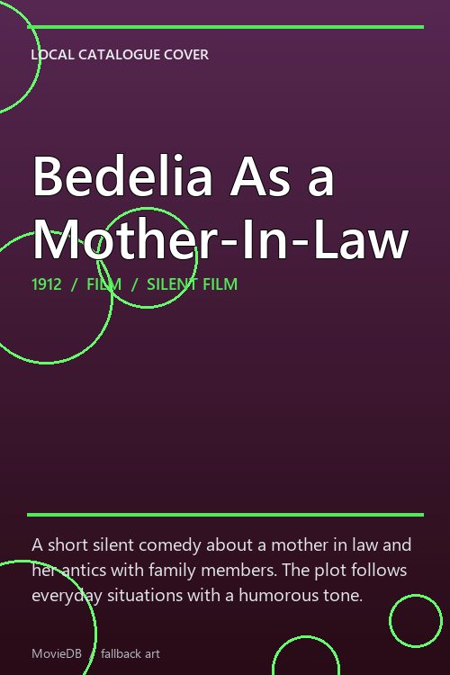 Bedelia As a Mother-In-Law poster