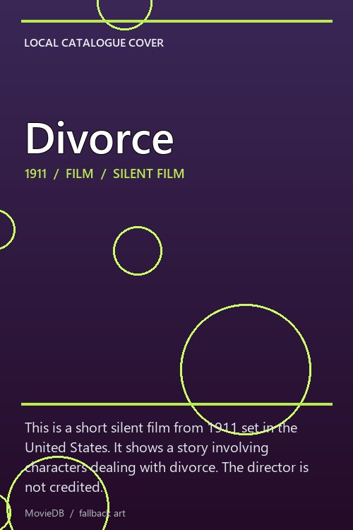 Divorce poster