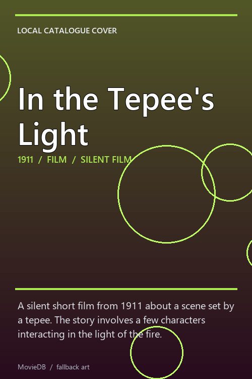 In the Tepee's Light poster