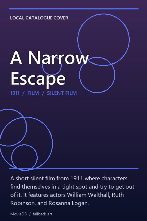 A Narrow Escape poster