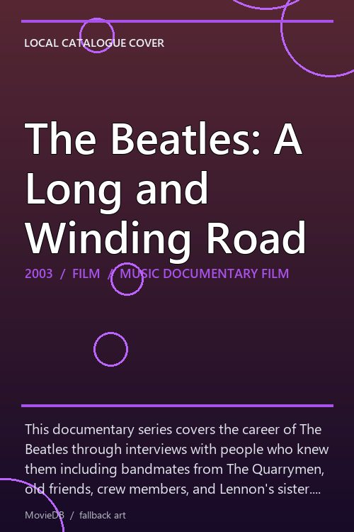 The Beatles: A Long and Winding Road poster