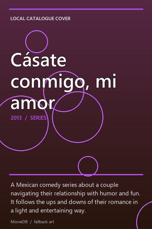 Cásate conmigo, mi amor poster