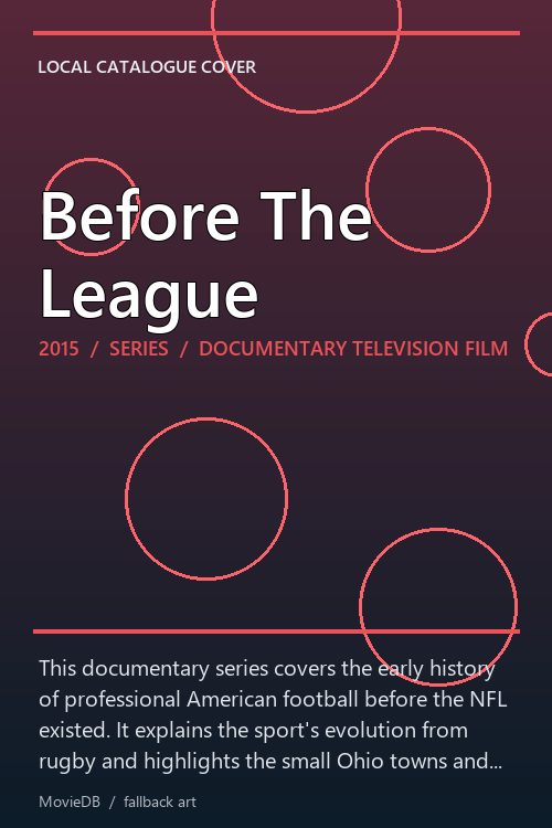 Before The League poster