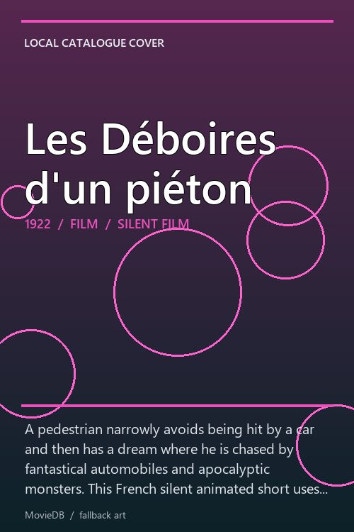 Les Déboires d'un piéton poster
