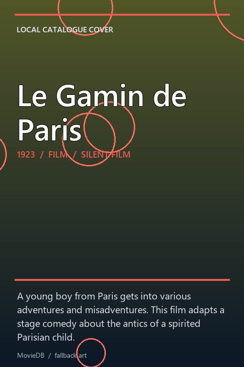 Le Gamin de Paris poster