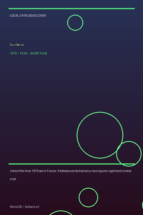 Nuit féline poster