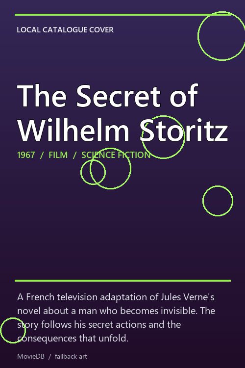 The Secret of Wilhelm Storitz poster