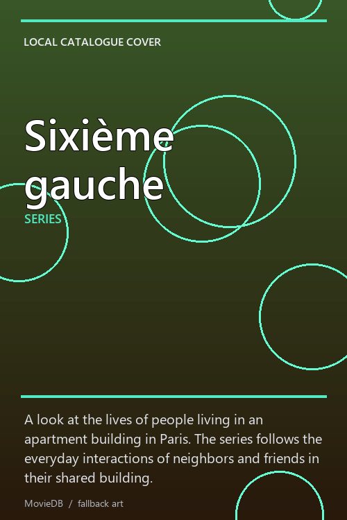 Sixième gauche poster