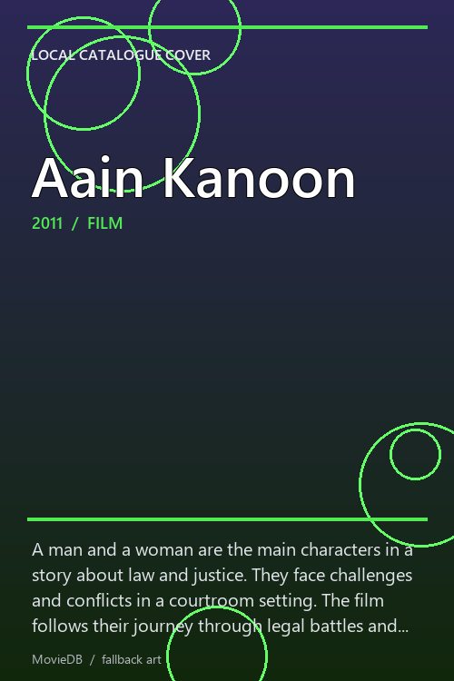Aain Kanoon poster