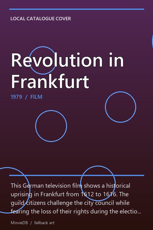 Revolution in Frankfurt poster