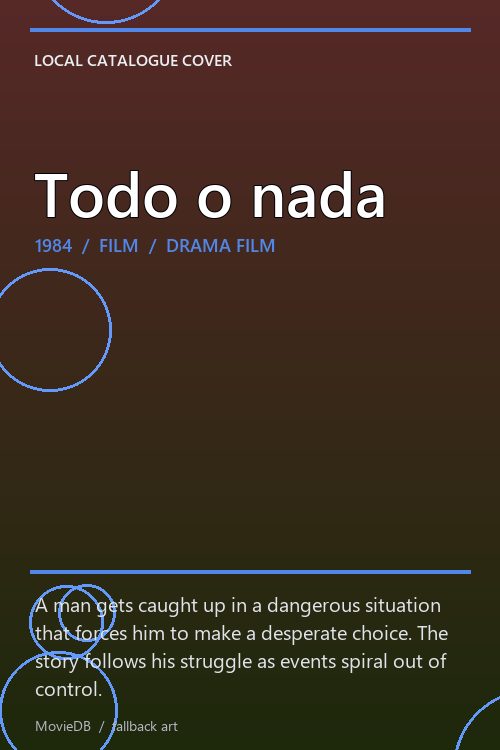 Todo o nada poster