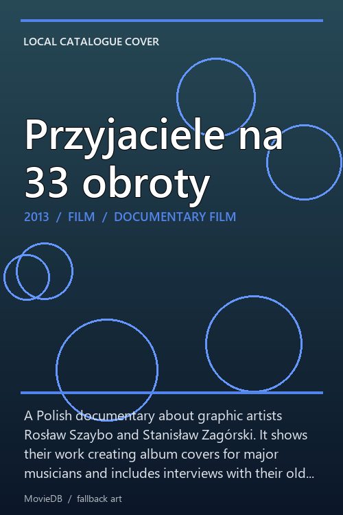 Przyjaciele na 33 obroty poster
