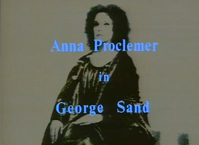 George Sand poster