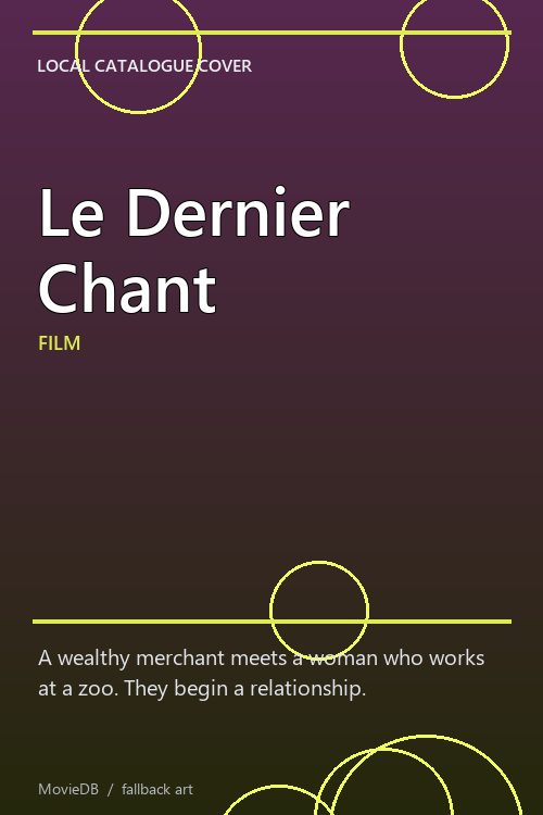 Le Dernier Chant poster